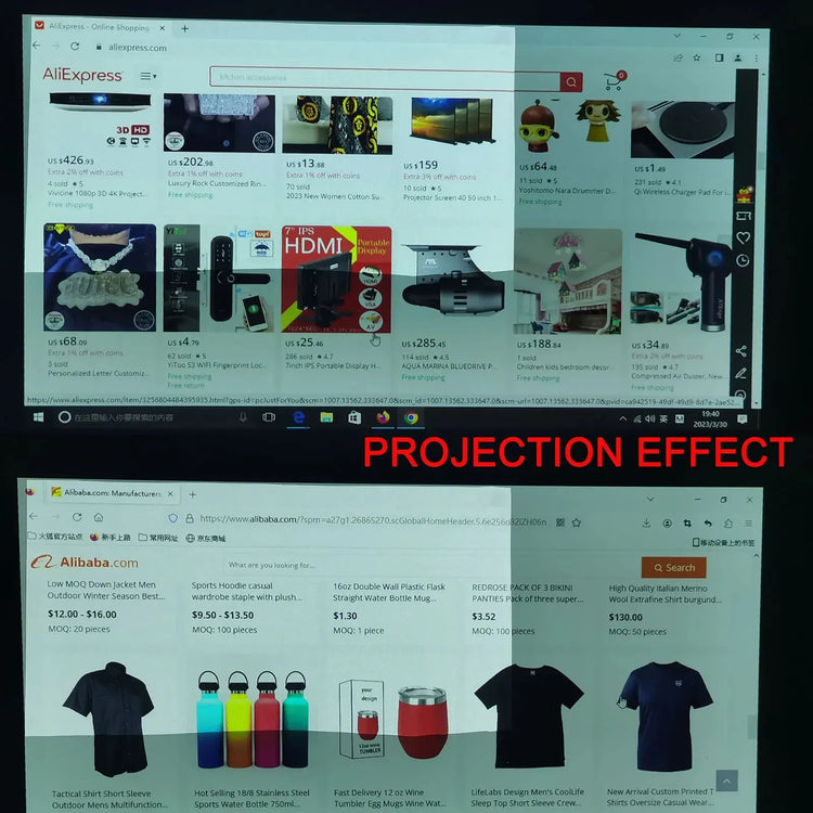 100 110 120 130 133 Inch Portable Projector Screen Optical Anti-light Curtain Reflective Foldable Home Movie 4K Projection Cloth GamesLigth