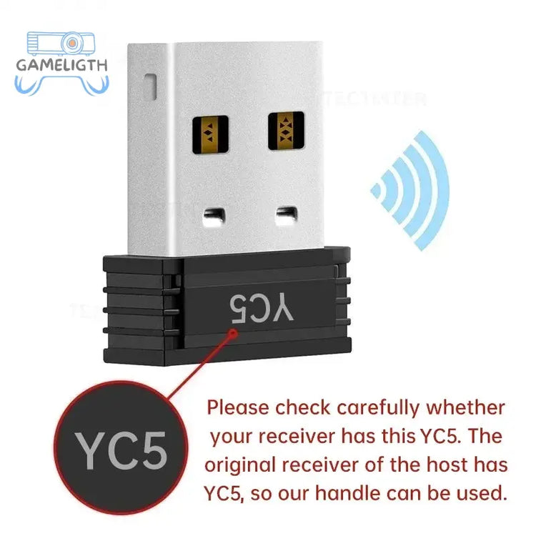 2 PCS 2.4Ghz Wireless Gamepad No Delay Game Controller USB Joystick For PC Android TV Controle for PC BOX GAME BOX GamesLigth