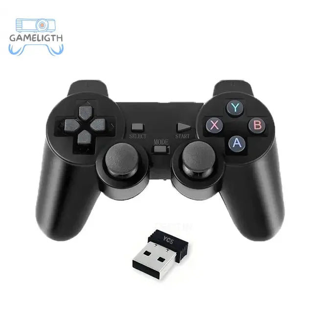 2 PCS 2.4Ghz Wireless Gamepad No Delay Game Controller USB Joystick For PC Android TV Controle for PC BOX GAME BOX GamesLigth