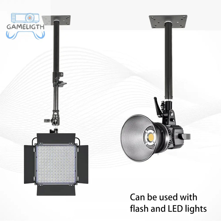 29cm 60cm Projector Wall Mount Stand Photography Bracket Ceiling Bracket Holder for Softbox LED Panel Light DV Security Camera GamesLigth