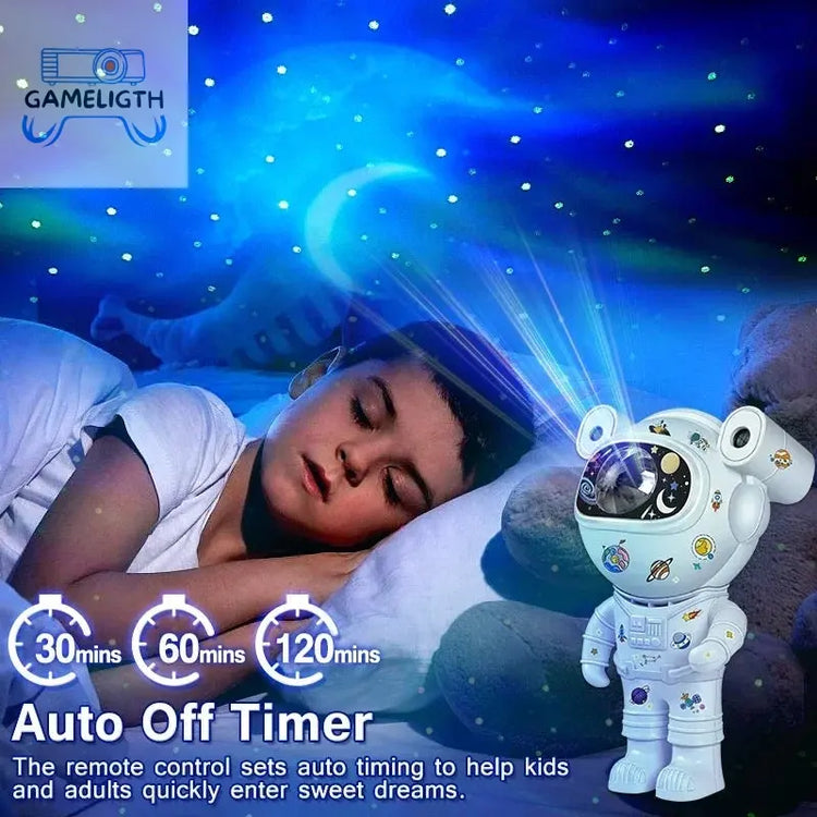 Astro Projector Astronaut Bluetooth Music Projector Astro Aurora Atmosphere Night Light GamesLigth