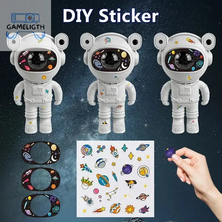 Astro Projector Astronaut Bluetooth Music Projector Astro Aurora Atmosphere Night Light GamesLigth