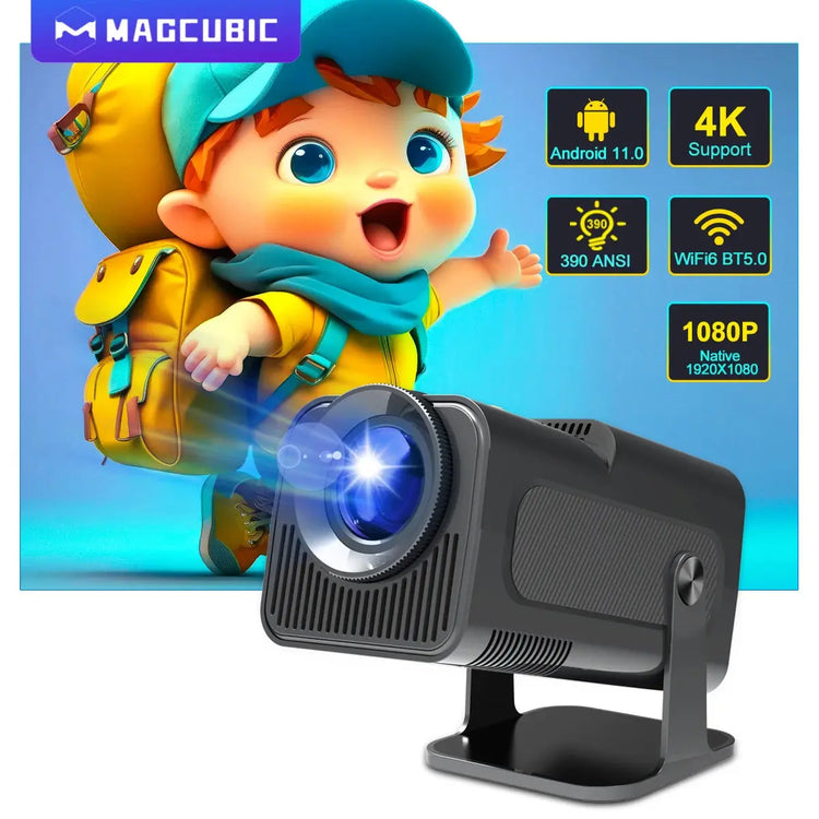 Magcubic 4K Android 11 Projector Native 1080P 390ANSI HY320 Dual Wifi6 BT5.0 1920*1080P Cinema portable Projetor upgrated HY300 GamesLigth