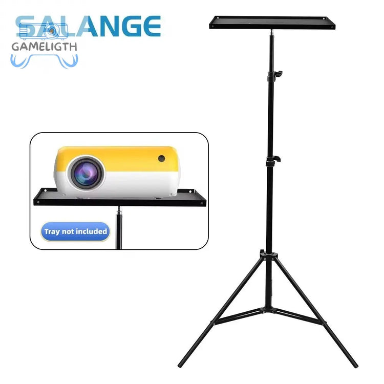 Projector Bracket Travel Tripod Speaker Stand Extendable 110cm 160cm Accessories Mount Ball Head for Laptop DSLR Camera Outdoor GamesLigth