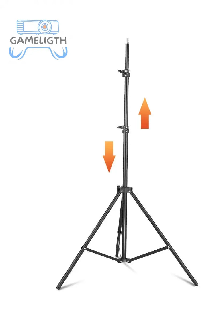 Projector Bracket Travel Tripod Speaker Stand Extendable 110cm 160cm Accessories Mount Ball Head for Laptop DSLR Camera Outdoor GamesLigth