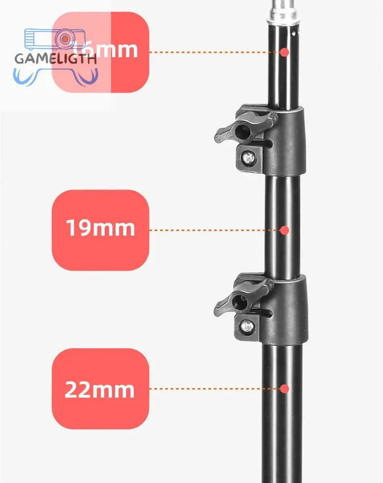 Projector Bracket Travel Tripod Speaker Stand Extendable 110cm 160cm Accessories Mount Ball Head for Laptop DSLR Camera Outdoor GamesLigth