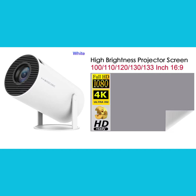 Projector and Screen Bundle | Home Cinema Experience GamesLigth