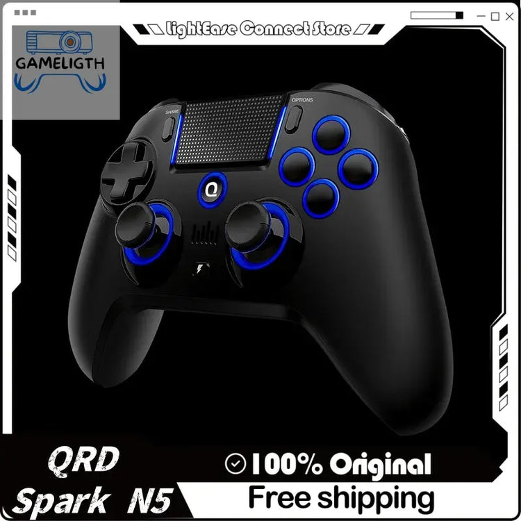 Qrd Spark N5 Game Controller Wireless/Wired Dual Hall Linear Effect Joystick Trigger For Nintend Switch/Pc/Ps4/Ps3/Phone Handle GamesLigth