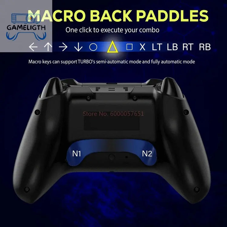Qrd Spark N5 Game Controller Wireless/Wired Dual Hall Linear Effect Joystick Trigger For Nintend Switch/Pc/Ps4/Ps3/Phone Handle GamesLigth