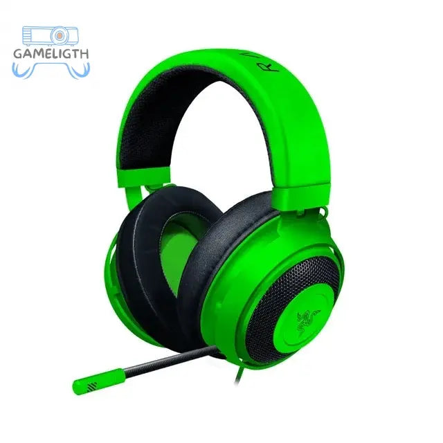 Razer Kraken Pro V2 Gaming Headset Headphone for Wired Headphones Microphone 7.1 Surround Sound for Xbox One PS4 Gamer Earphone GamesLigth