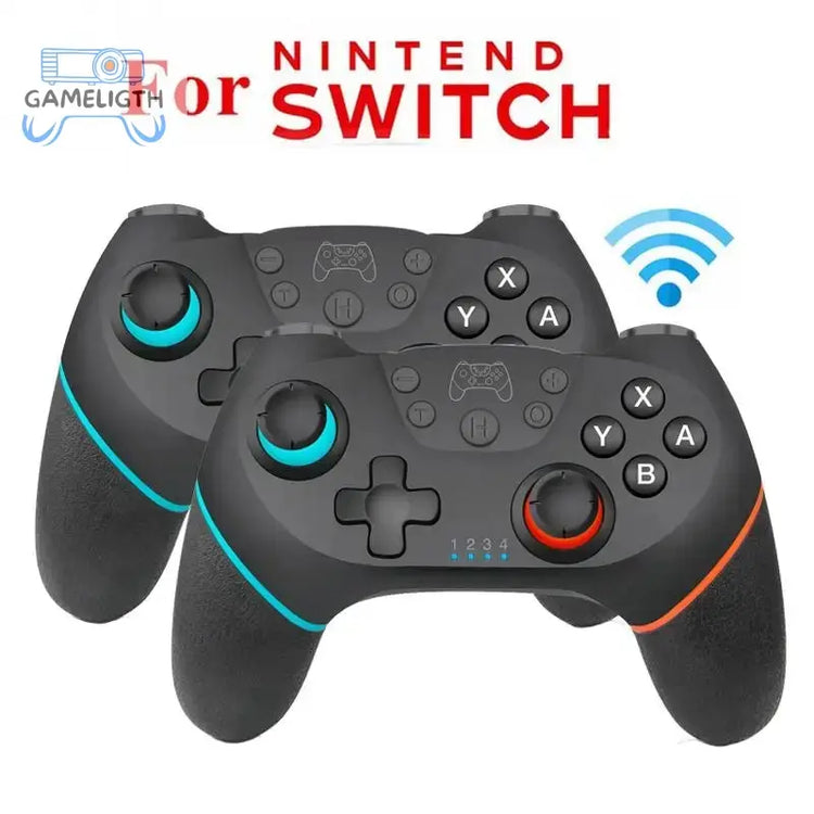 Switch Pro Controller Wireless Bluetooth Gamepad Joystick For Nintend Switch Console Pro Host With 6-axis vibration game Handle GamesLigth