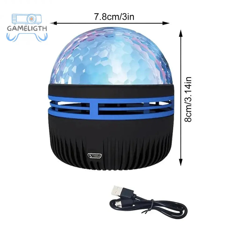 USB Aurora Projection Mini Lamp Creative Atmosphere Night Light Ground Projector Photo Lamp for Birthday Gift GamesLigth