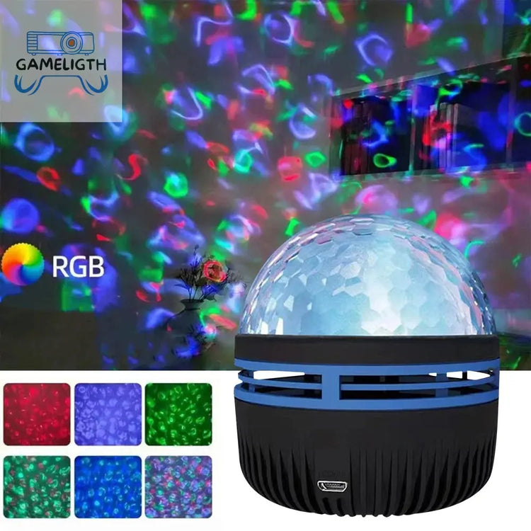 USB Aurora Projection Mini Lamp Creative Atmosphere Night Light Ground Projector Photo Lamp for Birthday Gift GamesLigth