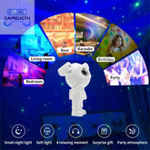 Astro Projector Astronaut Bluetooth Music Projector Astro Aurora Atmosphere Night Light GamesLigth