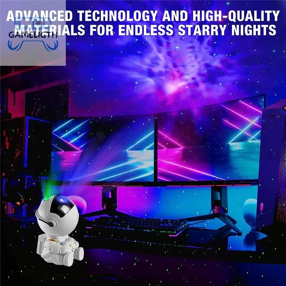 Galaxy Star Astronaut Projector Light Starry Sky Porjectors Lamp Decoration Bedroom Room Nebula LED Night Light Children Gifts GamesLigth