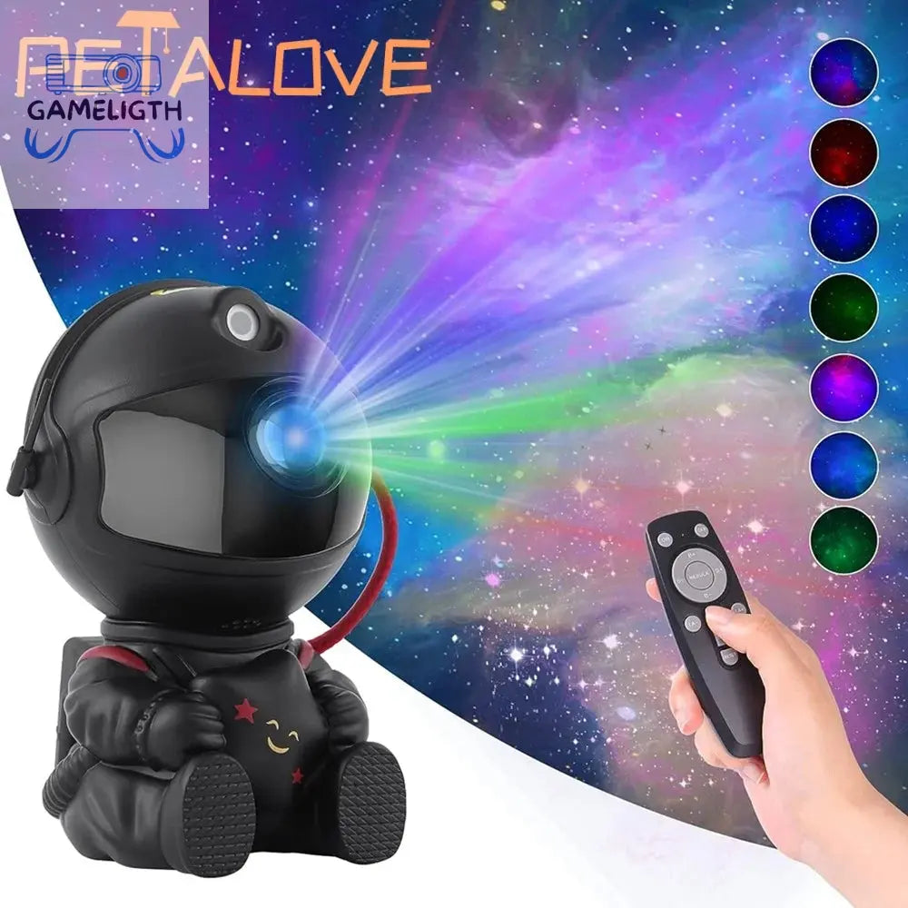 Galaxy Star Astronaut Projector Light Starry Sky Porjectors Lamp Decoration Bedroom Room Nebula LED Night Light Children Gifts GamesLigth