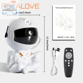 Galaxy Star Astronaut Projector Light Starry Sky Porjectors Lamp Decoration Bedroom Room Nebula LED Night Light Children Gifts GamesLigth