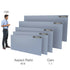 HD Portable Projector Screen 16:9 Foldable Durable Wall Mounted for Outdoor/Indoor 60 70 80 100 120 Inches GamesLigth