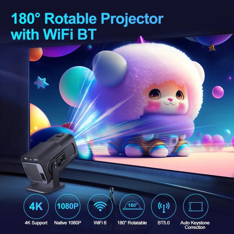 Magcubic 4K Android 11 Projector Native 1080P 390ANSI HY320 Dual Wifi6 BT5.0 1920*1080P Cinema portable Projetor upgrated HY300 GamesLigth