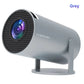 Magcubic Projector Android 11 4K 1280*720P HY300 Dual Wifi 260ANSI 180°flexible BT5.0 Cinema Outdoor Portable Projetor HY300 Pro GamesLigth