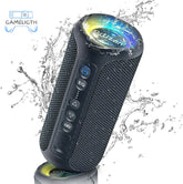 Ortizan X8 Pro Bluetooth Speaker Portable with 40W Stereo Sound,Rich Bass,IPX7 Waterproof, 30H Playtime, Mixed Color Lights,3 EQ GamesLigth