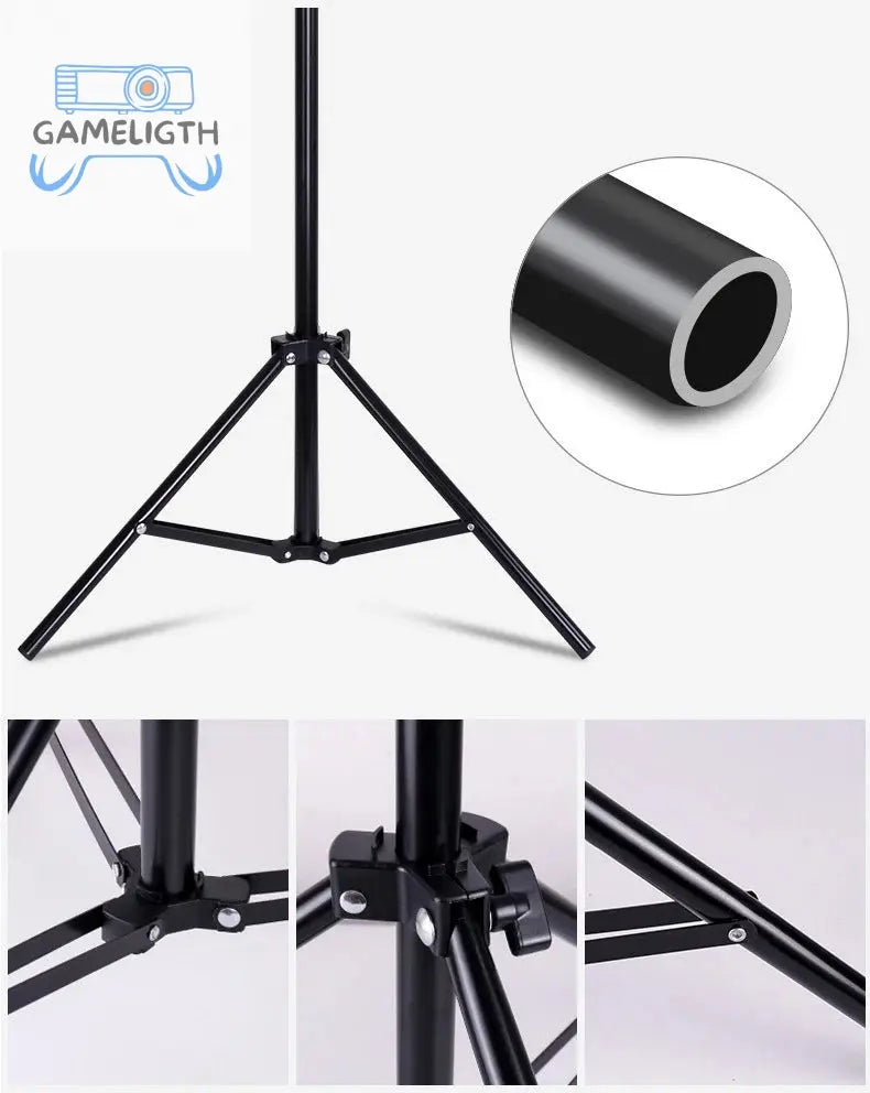 Projector Bracket Travel Tripod Speaker Stand Extendable 110cm 160cm Accessories Mount Ball Head for Laptop DSLR Camera Outdoor GamesLigth