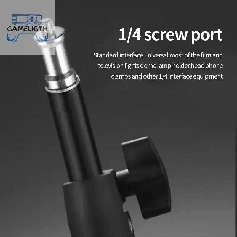 Projector Bracket Travel Tripod Speaker Stand Extendable 110cm 160cm Accessories Mount Ball Head for Laptop DSLR Camera Outdoor GamesLigth