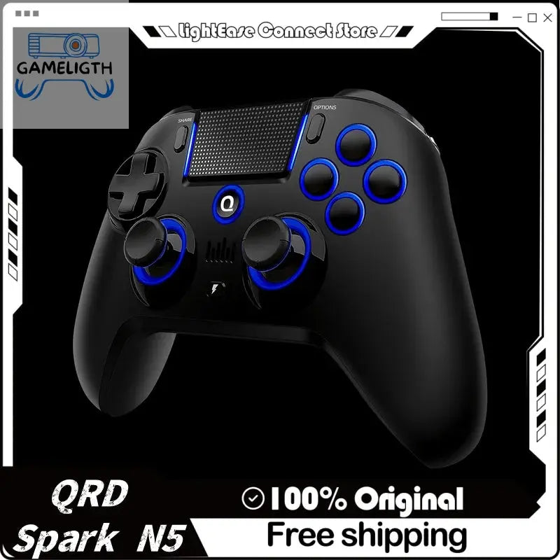 Qrd Spark N5 Game Controller Wireless/Wired Dual Hall Linear Effect Joystick Trigger For Nintend Switch/Pc/Ps4/Ps3/Phone Handle GamesLigth