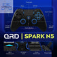Qrd Spark N5 Game Controller Wireless/Wired Dual Hall Linear Effect Joystick Trigger For Nintend Switch/Pc/Ps4/Ps3/Phone Handle GamesLigth