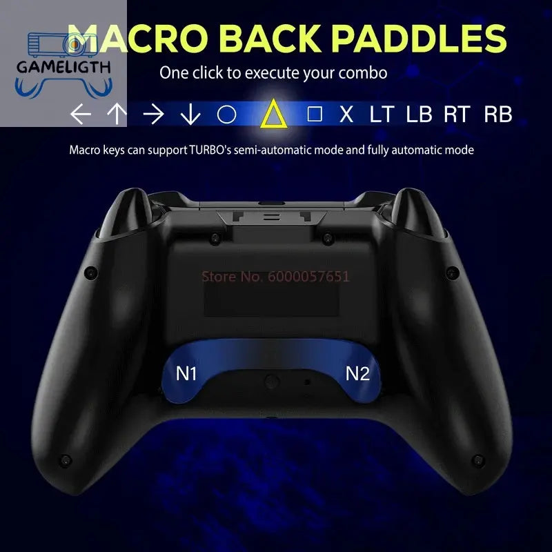 Qrd Spark N5 Game Controller Wireless/Wired Dual Hall Linear Effect Joystick Trigger For Nintend Switch/Pc/Ps4/Ps3/Phone Handle GamesLigth