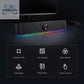 Redragon GS560 Adiemus RGB USB Desktop Soundbar, 2.0 Channel Computer Speaker with Dynamic Lighting Bar Audio-Light Sync/Display GamesLigth