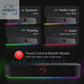 Redragon GS560 Adiemus RGB USB Desktop Soundbar, 2.0 Channel Computer Speaker with Dynamic Lighting Bar Audio-Light Sync/Display GamesLigth
