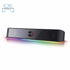 Redragon GS560 Adiemus RGB USB Desktop Soundbar, 2.0 Channel Computer Speaker with Dynamic Lighting Bar Audio-Light Sync/Display GamesLigth
