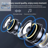 Salange Bluetooth Speaker SoundBar Wireless / Wired Stereo Speakers For Projector TV PC Laptop Computer Subwoofer Home Theater GamesLigth