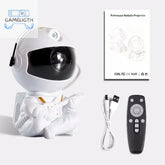 Star Projector Galaxy Night Light Astronaut Space Projector Starry Nebula Ceiling LED Lamp for Bedroom Home Decorative Kids Gift GamesLigth