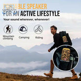T&G TG117 Portable Bluetooth Speaker Outdoor Wireless Woofer Free Call /FM/TF Card/USB Flash Drive Connect Mobile Phone/Tablet GamesLigth