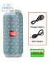 T&G TG117 Portable Bluetooth Speaker Outdoor Wireless Woofer Free Call /FM/TF Card/USB Flash Drive Connect Mobile Phone/Tablet GamesLigth