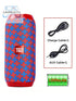 T&G TG117 Portable Bluetooth Speaker Outdoor Wireless Woofer Free Call /FM/TF Card/USB Flash Drive Connect Mobile Phone/Tablet GamesLigth