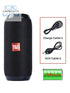 T&G TG117 Portable Bluetooth Speaker Outdoor Wireless Woofer Free Call /FM/TF Card/USB Flash Drive Connect Mobile Phone/Tablet GamesLigth
